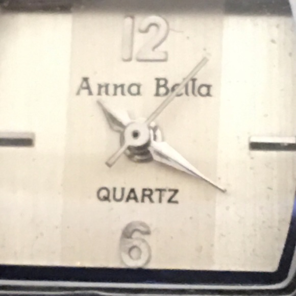 Ladies Anna Bella zebra print band silver watch - Picture 7 of 8